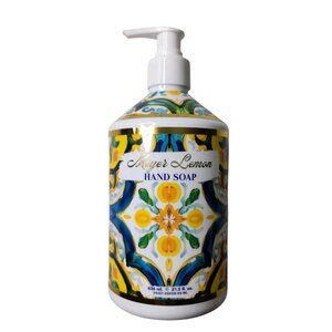 Home & Body Co Dolce Brezza Meyer Lemon Hand Soap 21.5 fl oz 636 ml Blue Gold